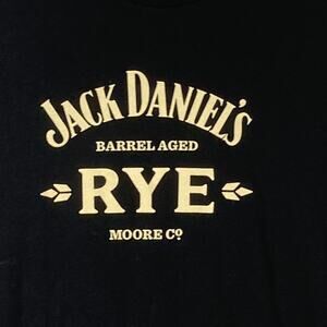 Mens L Black Jack Daniels Barrel Aged Rye Kentucky Whiskey Country Merle Shirt